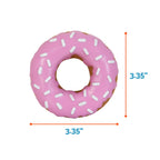 Vibrant Life Squeaky Pastry Rubber Chew Dog Toy, Assorted Designs