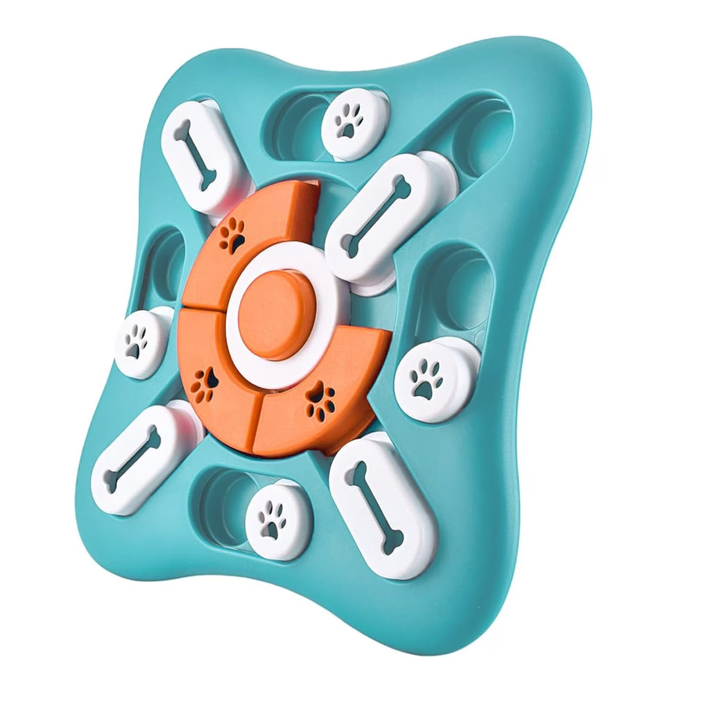 Pet Deluxe Dog Puzzle Toys, Treat Dispensing Dog Enrichment Toys for IQ Training and Brain Stimulation, Interactive Mentally Stimulating Toys as Gifts for Puppies, Cats, Dogs