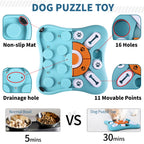 Pet Deluxe Dog Puzzle Toys, Treat Dispensing Dog Enrichment Toys for IQ Training and Brain Stimulation, Interactive Mentally Stimulating Toys as Gifts for Puppies, Cats, Dogs