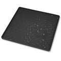 Silicone Pet Feeding Mat for Dogs and Cats, High-Lips Pet Placemat Non-Slip Waterproof Bowl Mats, Puppy Dish Tray Mat Suitable for Small Medium Large Pets, Black