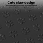 Silicone Pet Feeding Mat for Dogs and Cats, High-Lips Pet Placemat Non-Slip Waterproof Bowl Mats, Puppy Dish Tray Mat Suitable for Small Medium Large Pets, Black