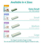 ORAVET Dental Chews for Dogs, Oral Care and Hygiene Chews (Small Dogs, 10-24 lbs.) Blue Pouch