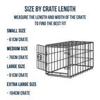 PELZIN Indoor Dog House - Orthopedic Dog Tent Bed w/Egg-Crate Foam - Pet Bed with Cover Cave - Waterproof Lining - Nonskid Bottom, Ideal for Medium Breeds & Fits 30-Inch Crate - 29"x18"