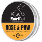 NutriPet Paw Balm Dogs and Cats | Treatment for Dry Skin for Dogs | Moisturizer Wax for Dry and Cracked Paws, Nose and Elbows | 100% Natural Ingredients with Aloe, Coconut Oil, and Vitamin E