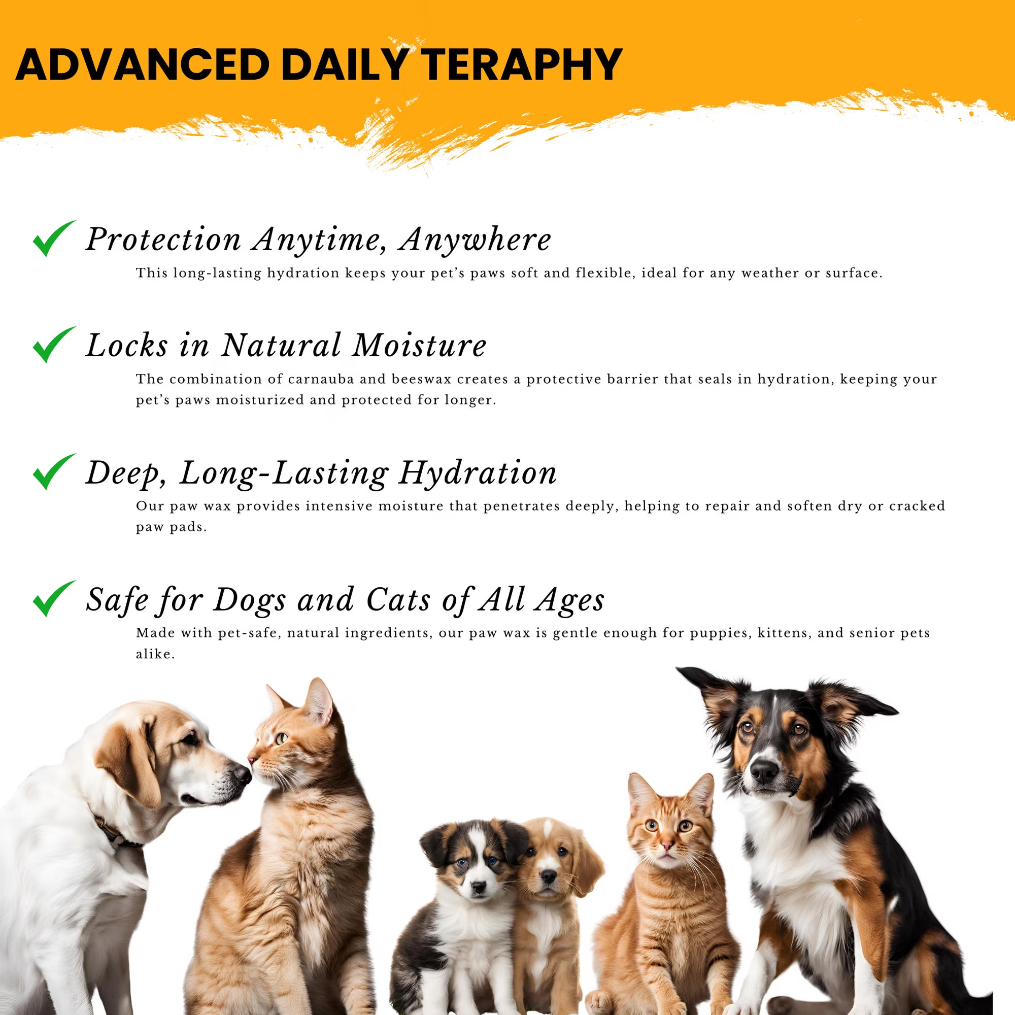 NutriPet Paw Balm Dogs and Cats | Treatment for Dry Skin for Dogs | Moisturizer Wax for Dry and Cracked Paws, Nose and Elbows | 100% Natural Ingredients with Aloe, Coconut Oil, and Vitamin E