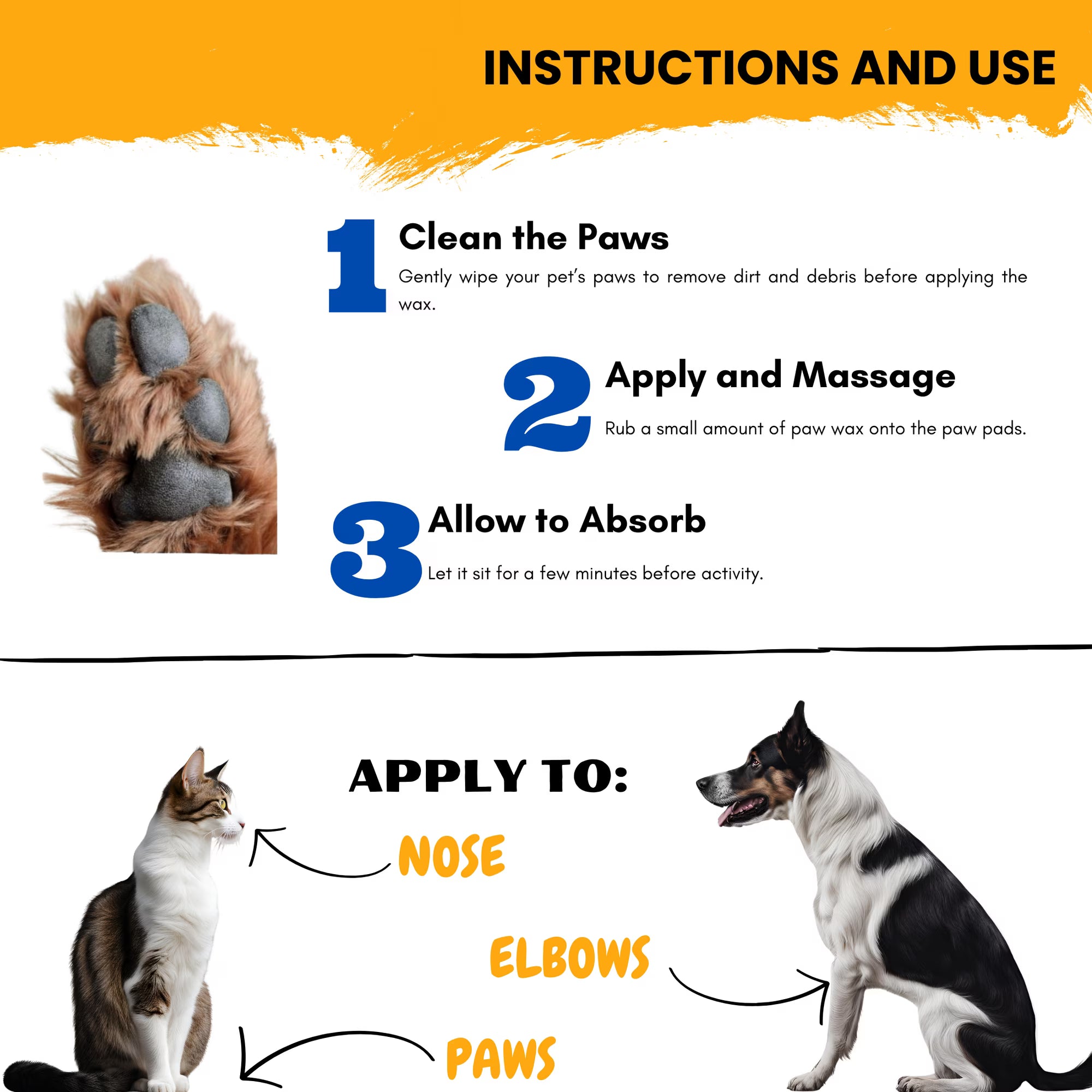 NutriPet Paw Balm Dogs and Cats | Treatment for Dry Skin for Dogs | Moisturizer Wax for Dry and Cracked Paws, Nose and Elbows | 100% Natural Ingredients with Aloe, Coconut Oil, and Vitamin E
